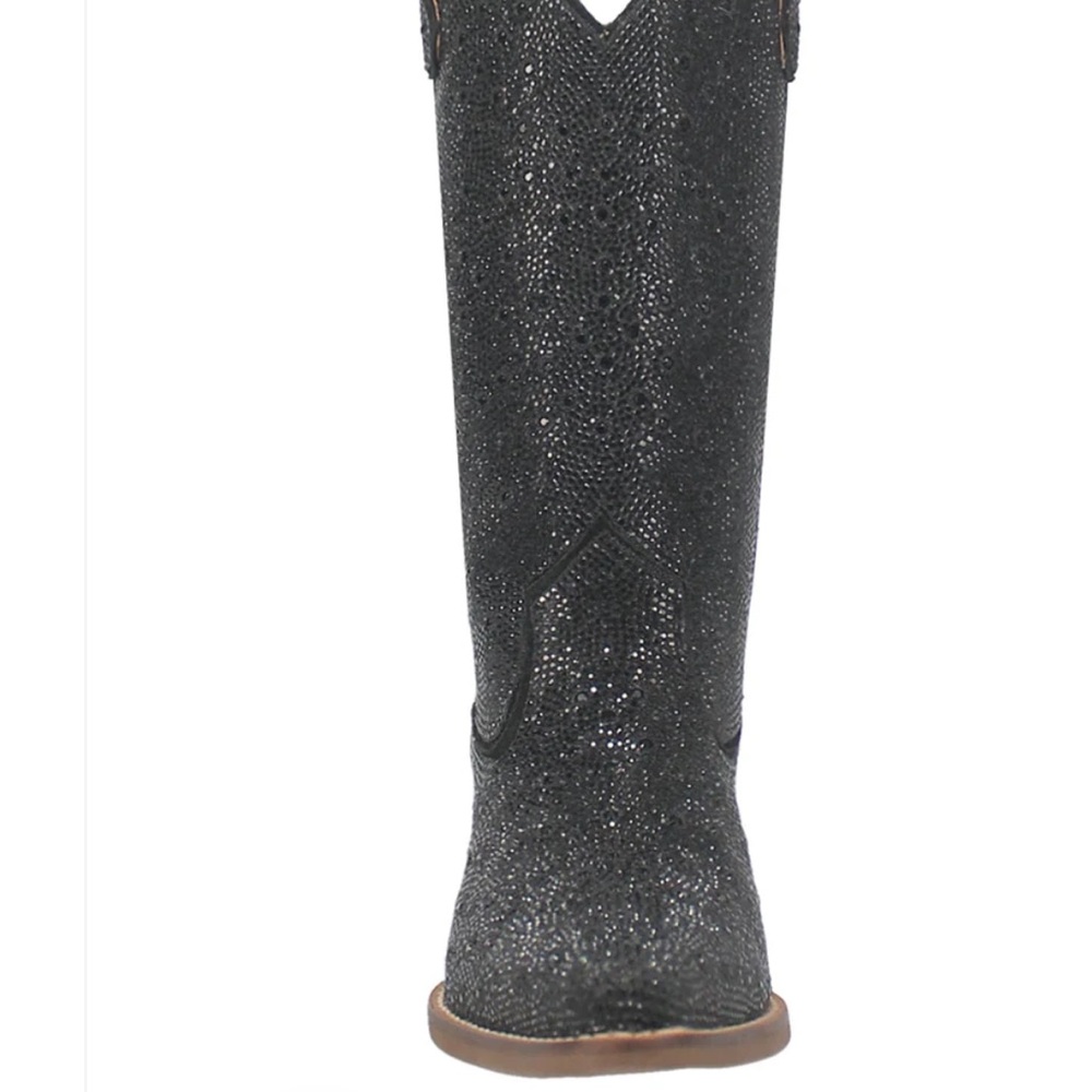 Dingo Dollar Black Heeled Boots - Picture 4 of 5